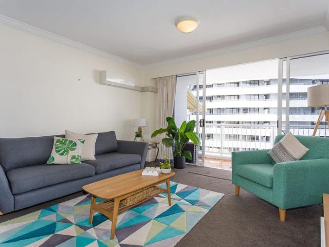 Fully Furnished 8th Floor Corner Apartment