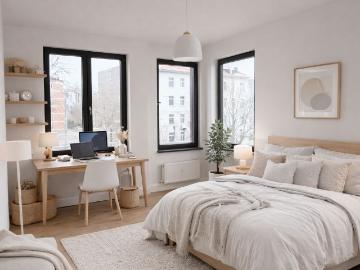 Fully furnished corporate apartment – ideal for long term business stays Erfurt center