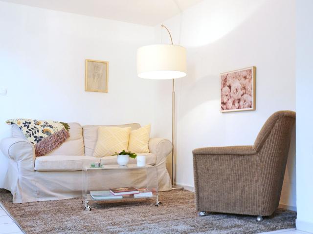 Fully furnished apartment with garden view in a quiet, central location in Mörfelden Walldorf