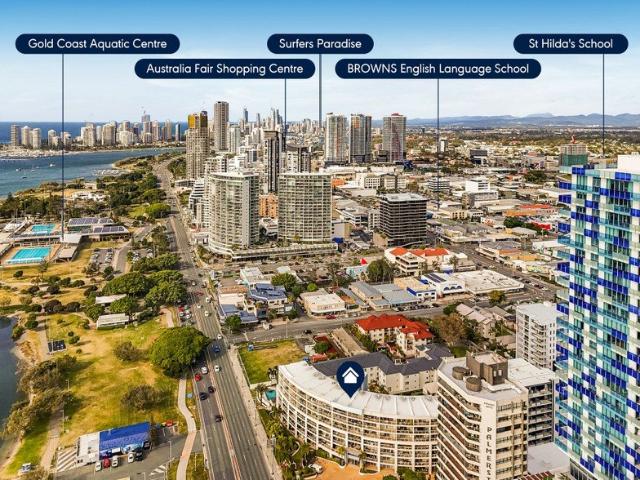 Fully Furnished Apartment with Partial Water Views in a Prime Southport Location