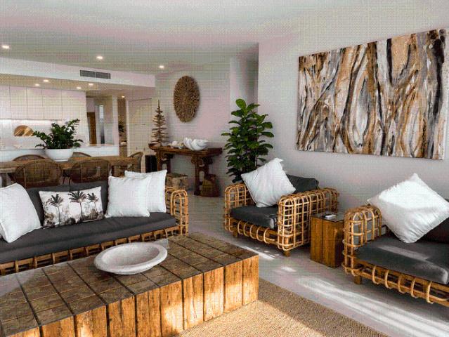 Fully Furnished Beachside Apartment with Ocean Views
