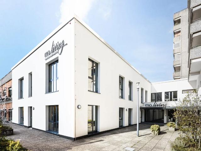 Fully furnished design apartment, private kitchen, gym, laundry room in Düsseldorf Neuss