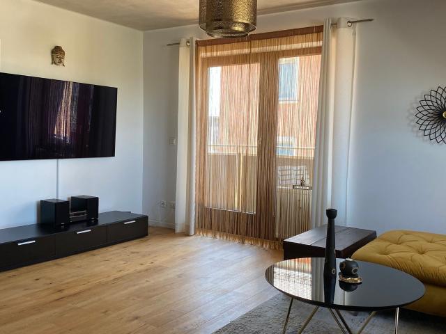 Fully furnished duplex apartment with penthouse flair