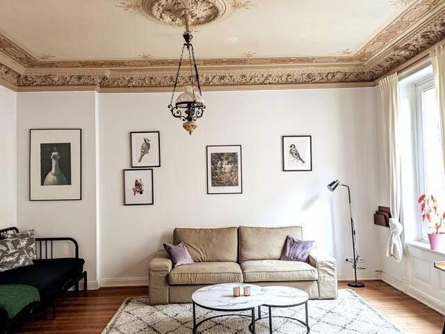 Fully furnished flat in an old building in the heart of Hamburg