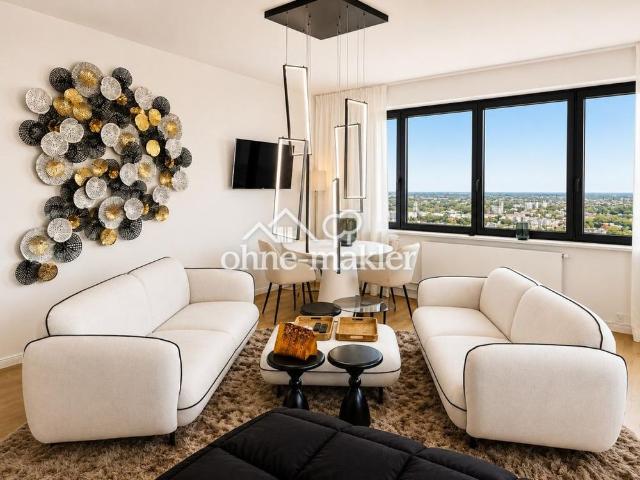 Fully furnished high rise residence 29F/ W3 Panorama views over Hamburg