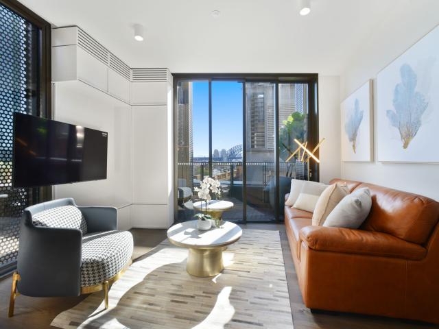 fully furnished luxury cosmopolitan 2 bedroom apartment in sydney's iconic circular quay