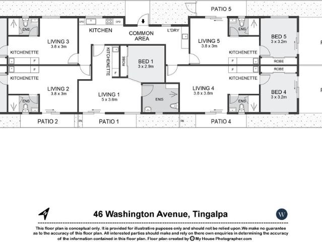 Fully Furnished Micro Apartments inc. bills* sole occupancy only