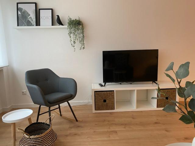 Fully furnished serviced apartment with balcony to move in and feel at home