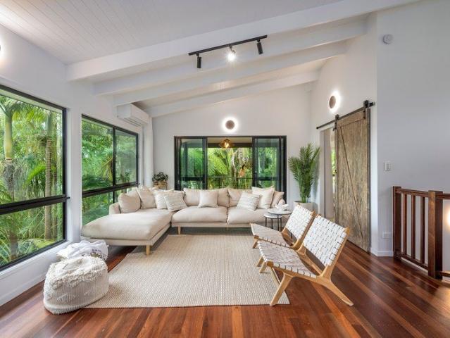 Fully Furnished with Garden Maintenance Inc Tropical Family home in the heart of Bangalow