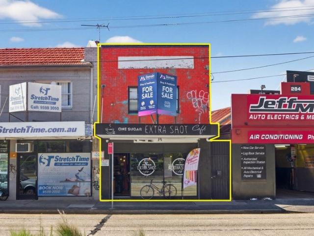 Fully Leased Shop + Residence on high growth retail strip!