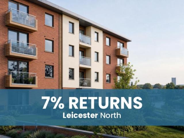 Fully Managed Leicester Apartment, Leicester North – 6.5% Rental Yields Investment only