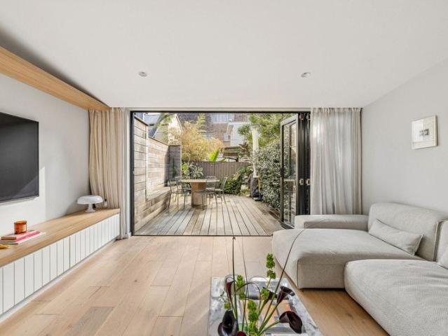 Fully renovated terrace with north facing outdoor setting