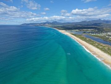 Scamander, Break Oday, Tasmania Island