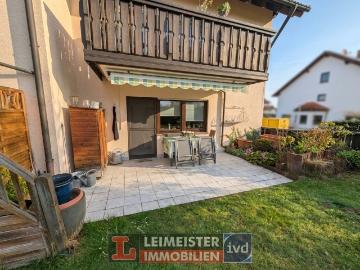 Für Anleger! Vermietete Erdgeschoss Eigentumswohnung in ruhiger Lage mit Terrasse, 2 Garage & 2 Kellern