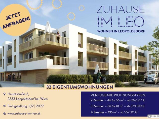 FÜR ANLEGER / Zuhause IM LEO | Schöne 1 Zimmer Gartenwohnung mit Terrasse | Tiefgarage im Gebäude | Hauptstraße | Sommer 2029 | Top 6 7