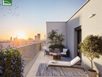 Für Anleger! Kaufpreis versteht sich netto + 20% USt. Traumhafte Dachgeschosswohnung mit Dachterrasse mit Gartenfläche!