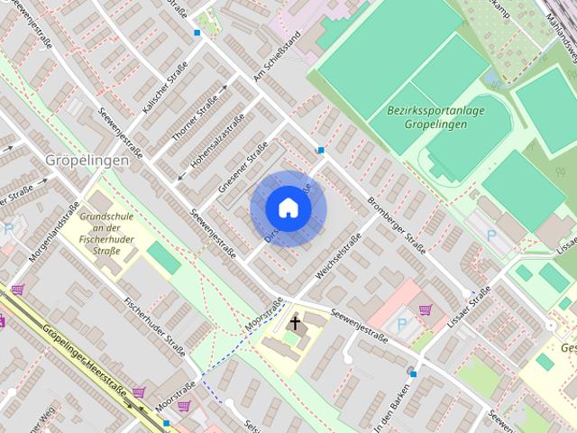 Für Singles oder Paare Hübsche 2 Zimmer Wohnung mit Balkon