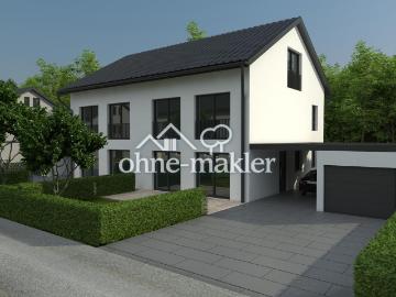 Für Sparfüchse Neubau Doppelhaushälfte als erweitertes Ausbauhaus