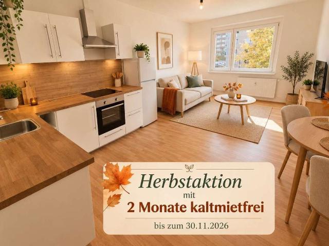 Für Paare/Single oder Berufstätige* Ruhige und helle 2 Raumwohnung mit Einbauküche und Balkon!