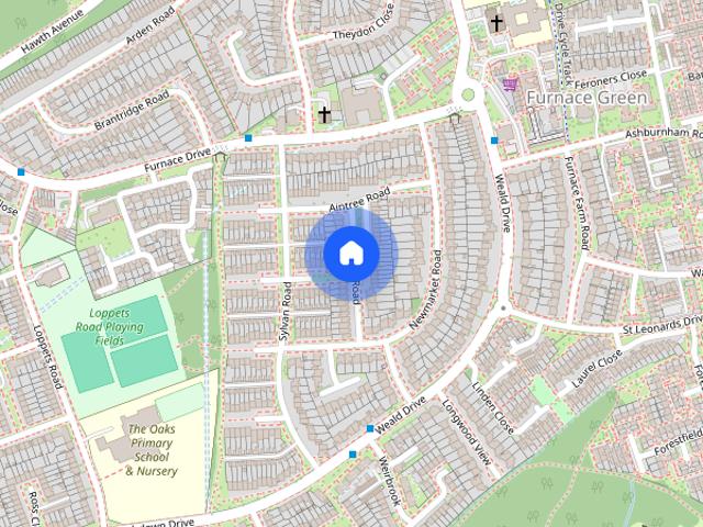 Furnace Green, Crawley, West Sussex. RH10 6LU