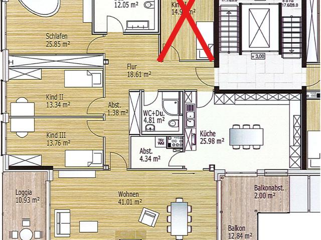 Furnished 3 bedroom apartment in Cologne Nippes – ideal for families
