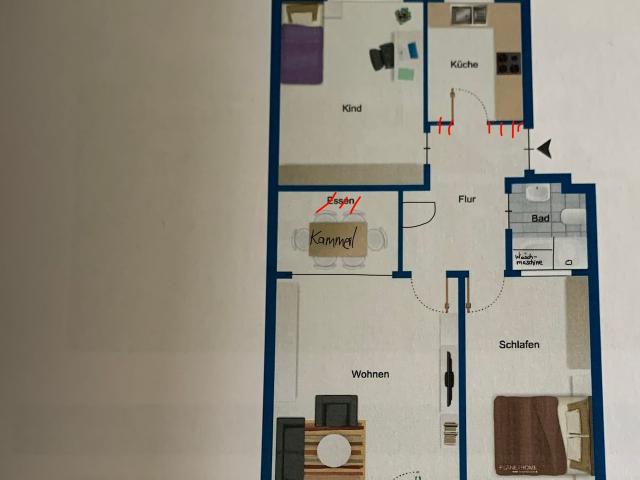 Furnished 3 room apartment with balcony at Westpark | 70 sqm | Garage | ideal for small family, Munchen Amsterdam Apartments for Rent