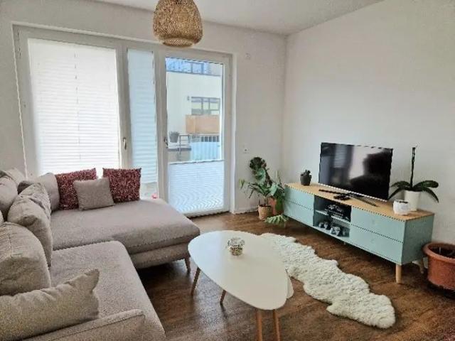 Furnished 3 room apartment with roof terrace
