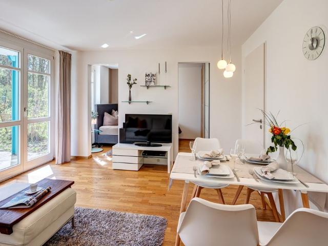 Furnished 1.5 room garden apartment for rent in Haar