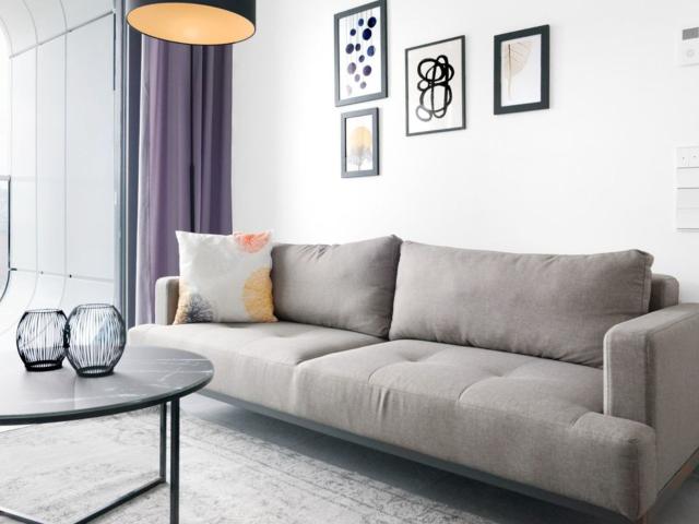 Furnished 1 Bedroom Apartment with Skyline Views in Grand Tower, 30th Floor