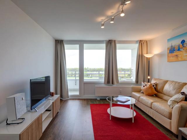 Furnished 2 room apartment with mountain view