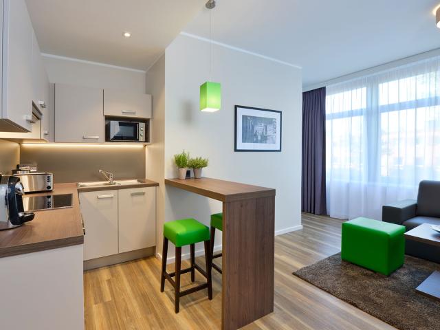 Furnished 2 Room Apartment with Fitness Area in Hamburg Groß Borstel
