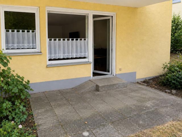 Furnished 2 room ground floor apartment with terrace, parking space and garden view in Bad Honnef