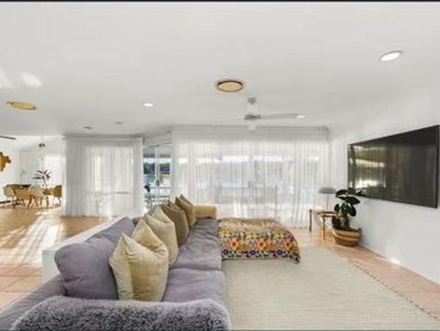 Furnished 4 bed creekfront home with pool, deck, beach & Sunsets