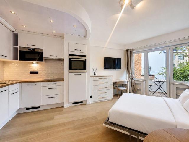 Furnished and renovated Studio with Balcony – Cinquantenaire