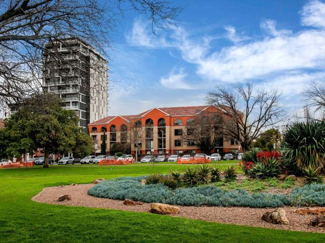 Furnished apartment overlooking Adelaide’s South parklands