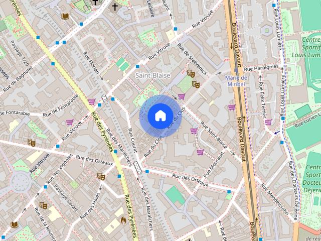 Furnished Apartment rental 1 bedroom 43m² Porte de Montreuil Paris