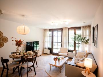 Furnished Apartment “Tokyo” w/ Garden – Near Würzburg Hospital