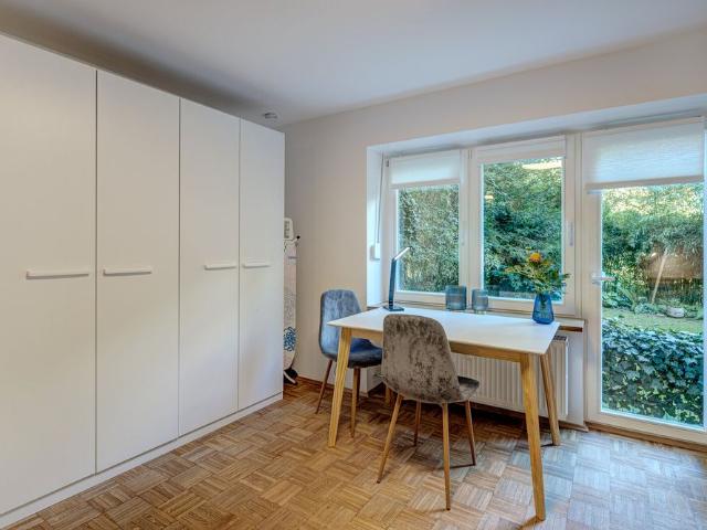 Furnished apartment with garden for rent