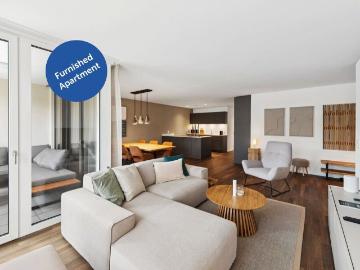 Furnished apartments with Madrid flair right in Switzerland's largest shopping centre