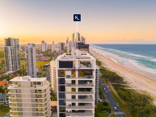 Furnished Beachside Penthouse with Private Rooftop & Spa