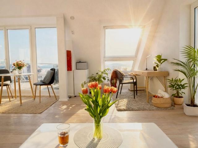 Furnished design loft apartment with lake view in Überlingen
