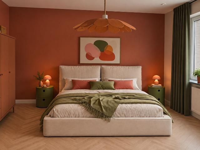 Furnished one bedroom apartment with separate bedroom