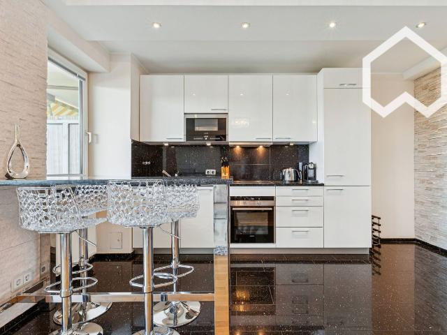 Furnished luxury 3 room apartment with terrace, balcony, and parking space, Dusseldorf Amsterdam Apartments for Rent