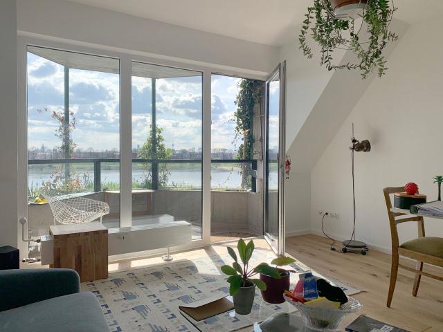 Furnished maisonette apartment with views of the Rhine and cathedral in Stammheim, Koln Amsterdam Apartments for Rent