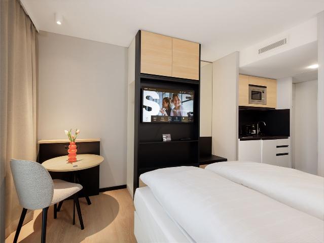Furnished studio apartment with kitchenette in Bielefeld, Bielefeld Amsterdam Apartments for Rent