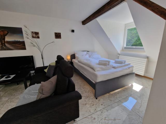 Furnished studio for temporary stay with 2 beds & WiFi – central Essen near main station