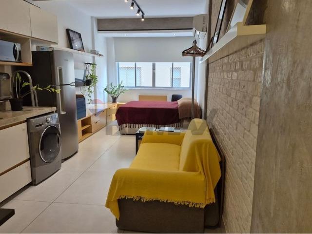 Furnished Studio for Rent, 32 m², R$3,190.00 – Laranjeiras, Rio de Janeiro, RJ