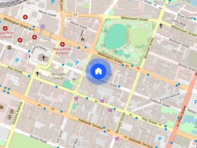 Furnished Studio in Perth's CBD