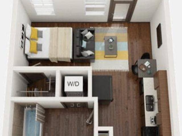 Furnished Studio in unit W/D