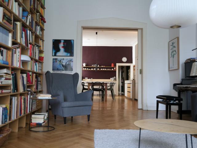Furnished stylish period apartment with garden